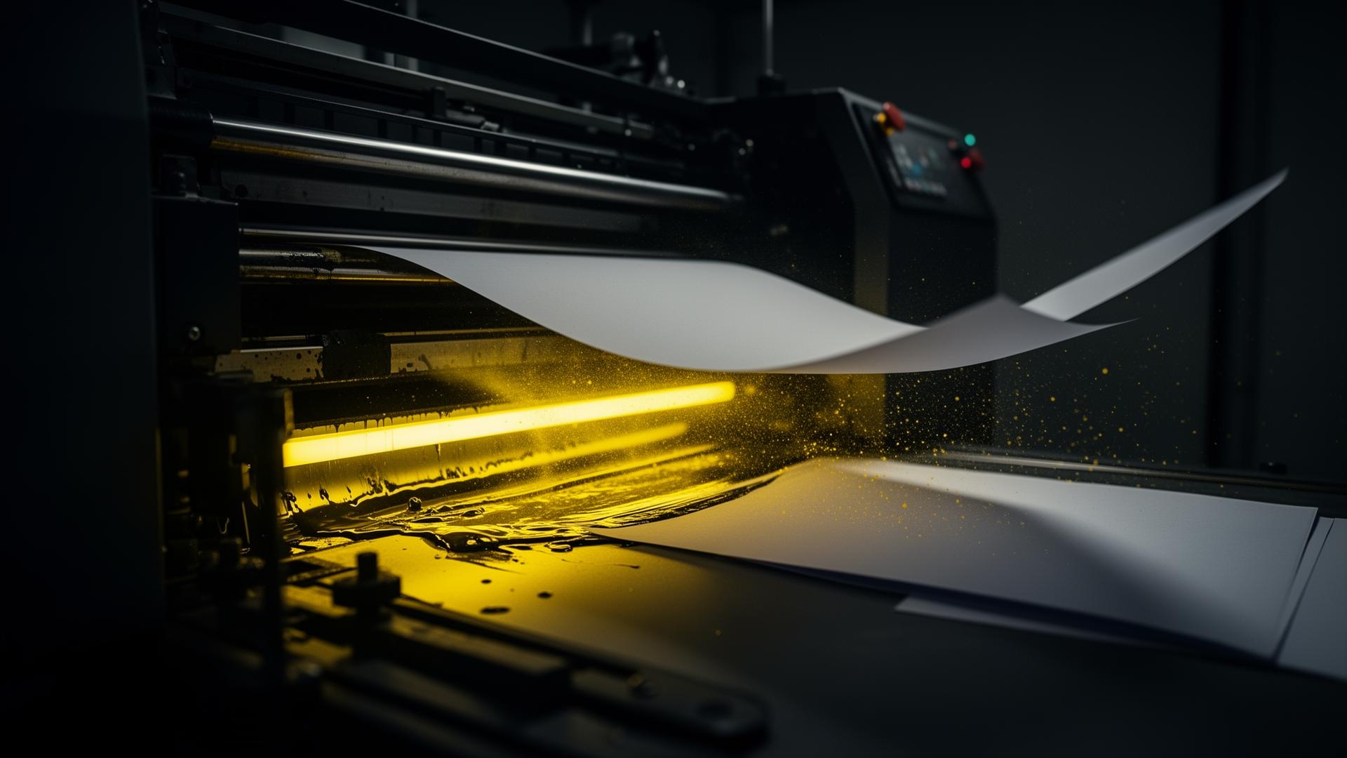 Industrial digital printing press